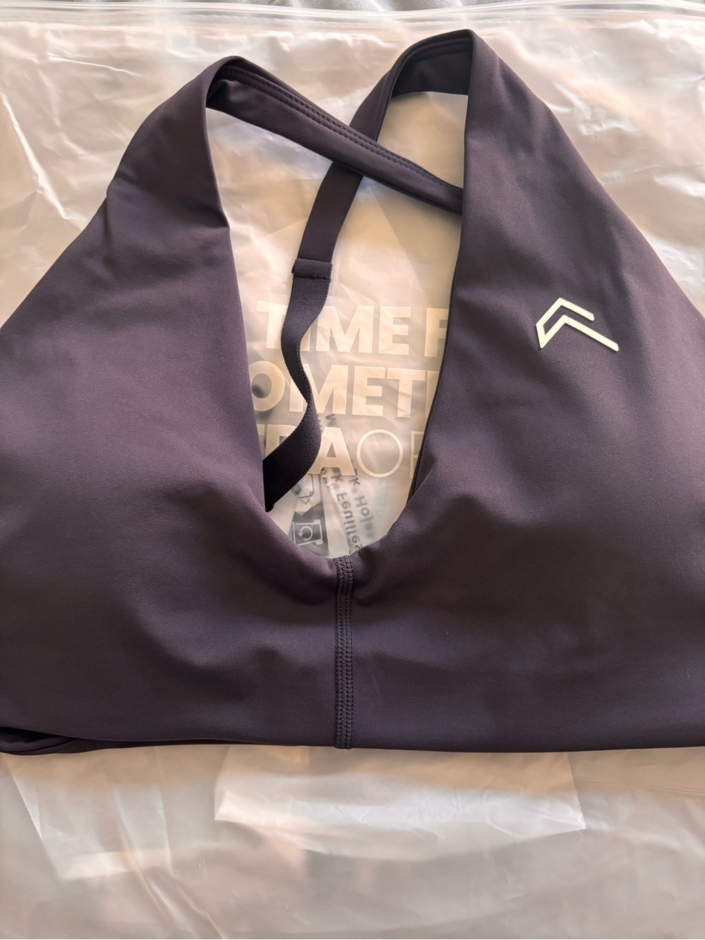 Oner Active Unified Micro Bralette white logo NWT sz L - Picture 6 of 6
